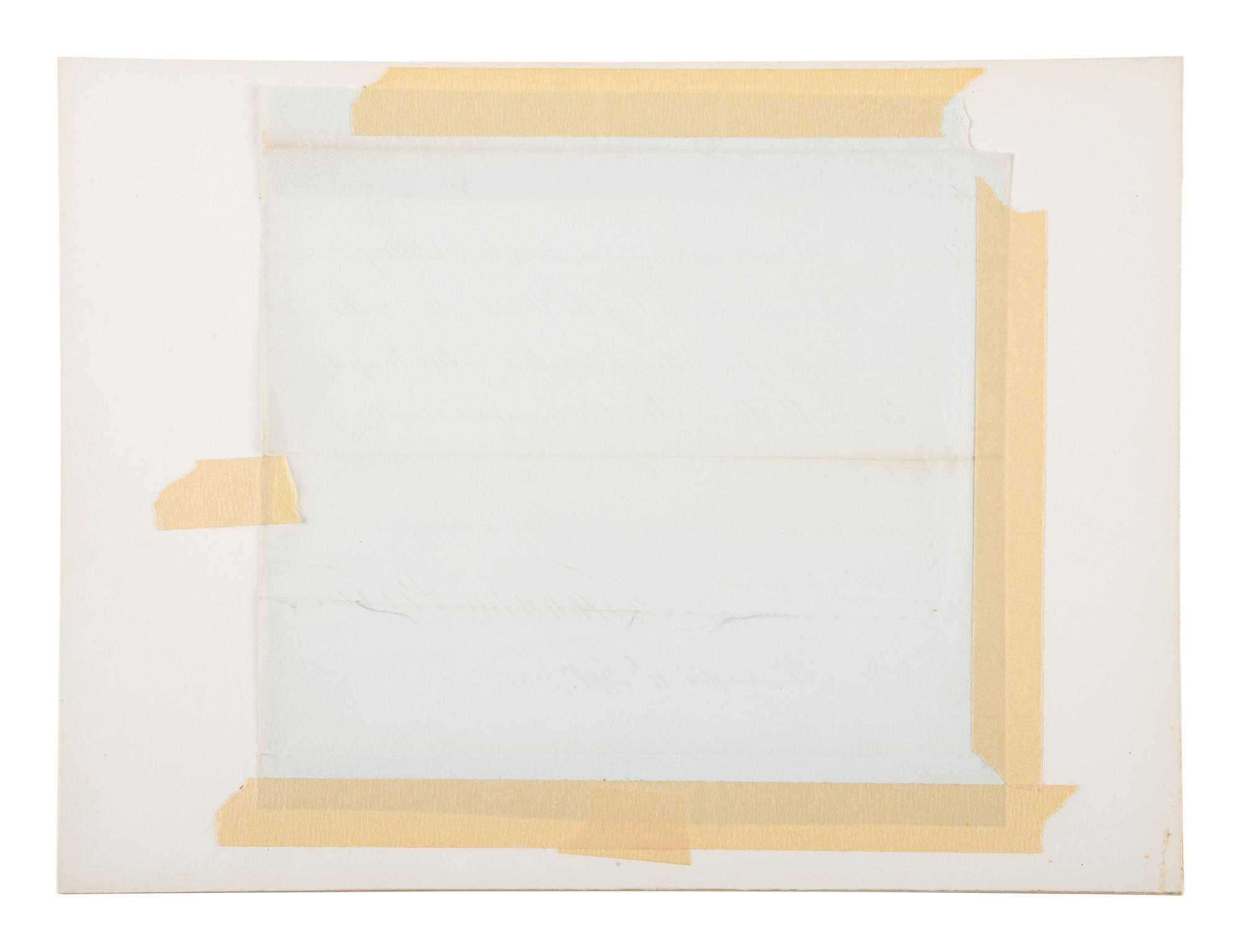 PIERCE, Franklin (1804-1869). Partly-printed document signed ("Franklin Pierce") regarding a letter to Queen Victoria (1819-1901). Washington DC, 11 September 1855. 1 page, 213 x 210 mm, old creases, matted.
