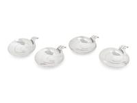 A Set of Four Tiffany and Co. Silver Candy Dishes