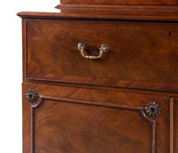 A George III Mahogany Bureau Bookcase