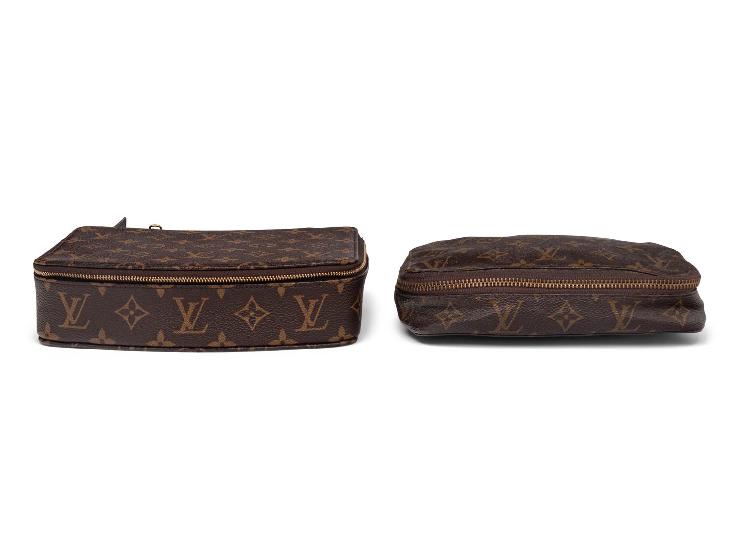 Two Louis Vuitton Monogram Pouches