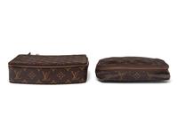 Two Louis Vuitton Monogram Pouches