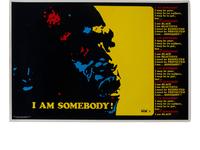 [BLACK POWER]. A group of 9 Black Power blacklight/Day-Glo posters, incl. velvet example.