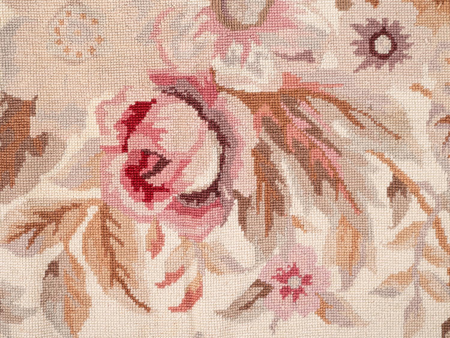 A Chinese Needlepoint Wool Rug