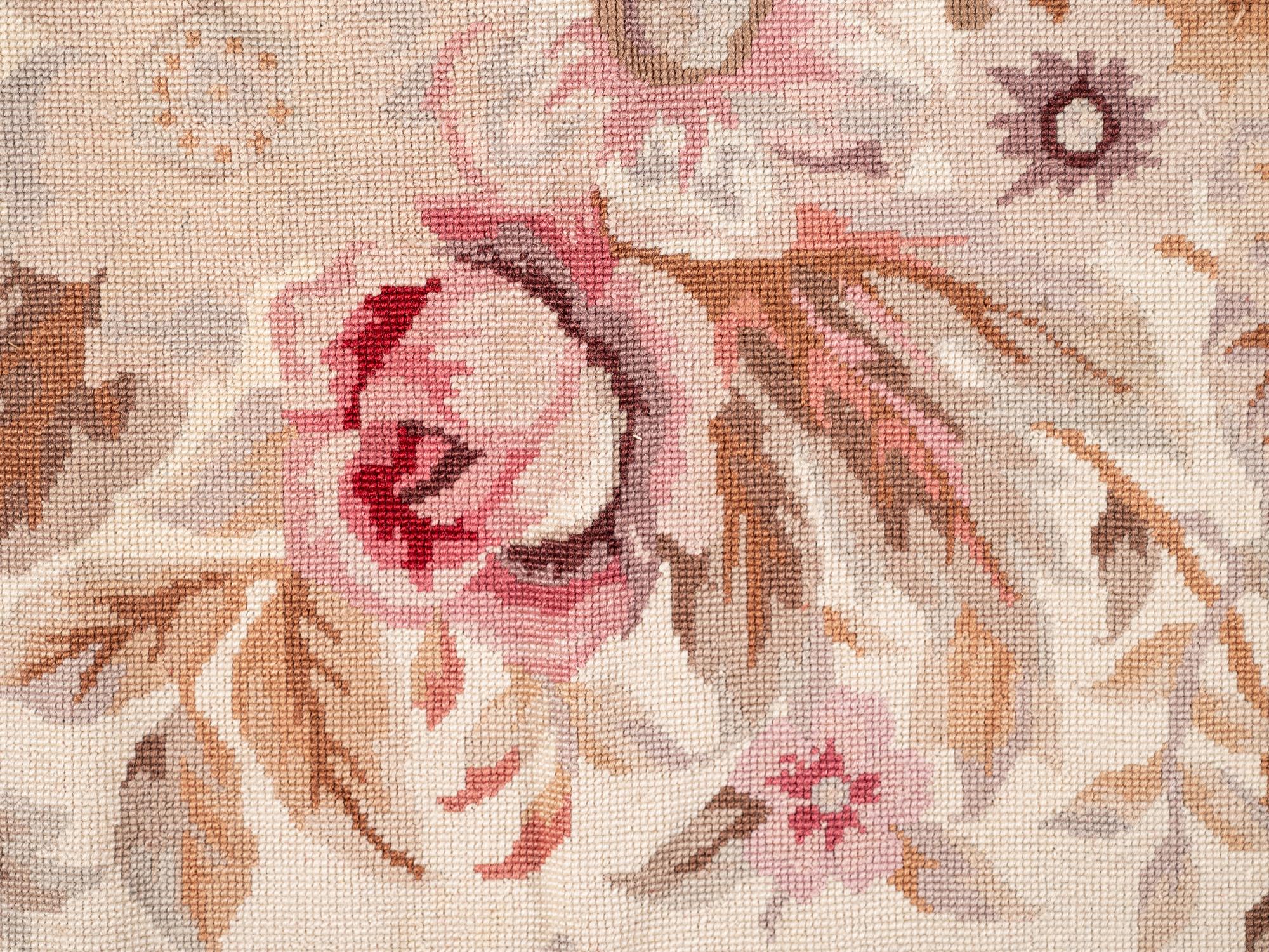 A Chinese Needlepoint Wool Rug