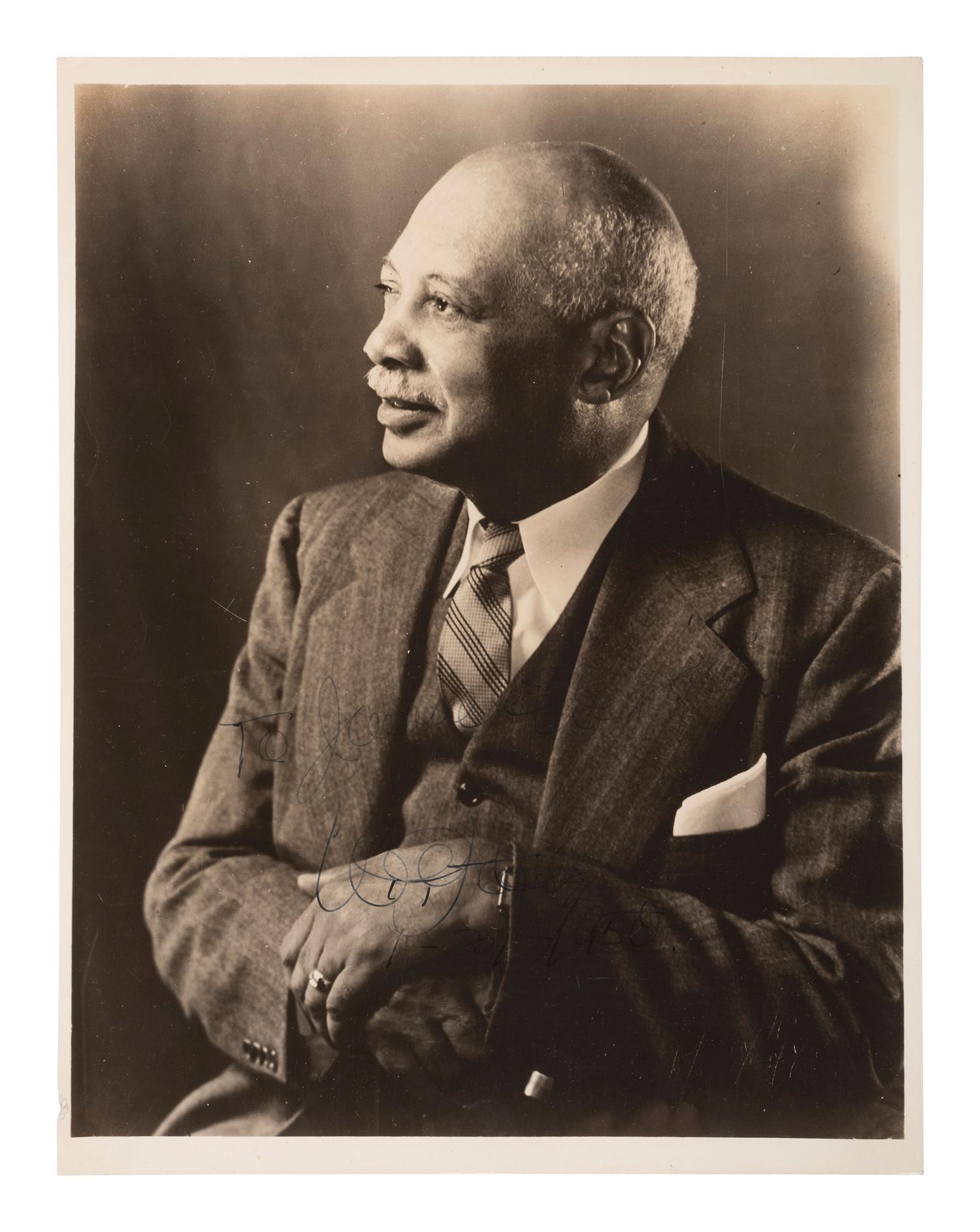 [AFRICAN AMERICANA - MUSIC]. HANDY, W.C. (1873-1958). A group of 3 items, including photograph and sheet music signed by W.C. Handy.