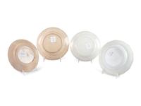 Four Spatterware Plates