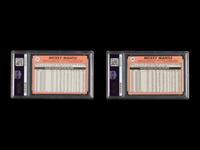 A Group of 1969 Topps Mickey Mantle Baseball Cards - Both Variations of No. 500 (PSA)