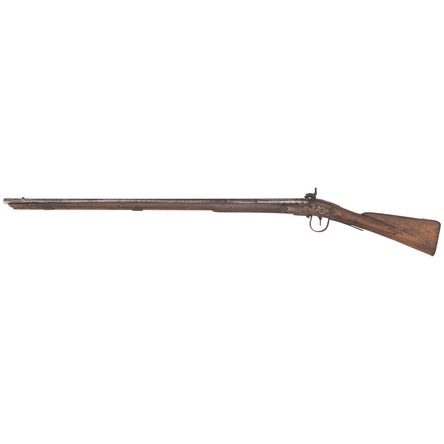 Percussion Altered British Board of Ordnance Marked Northwest Trade Gun by Morris