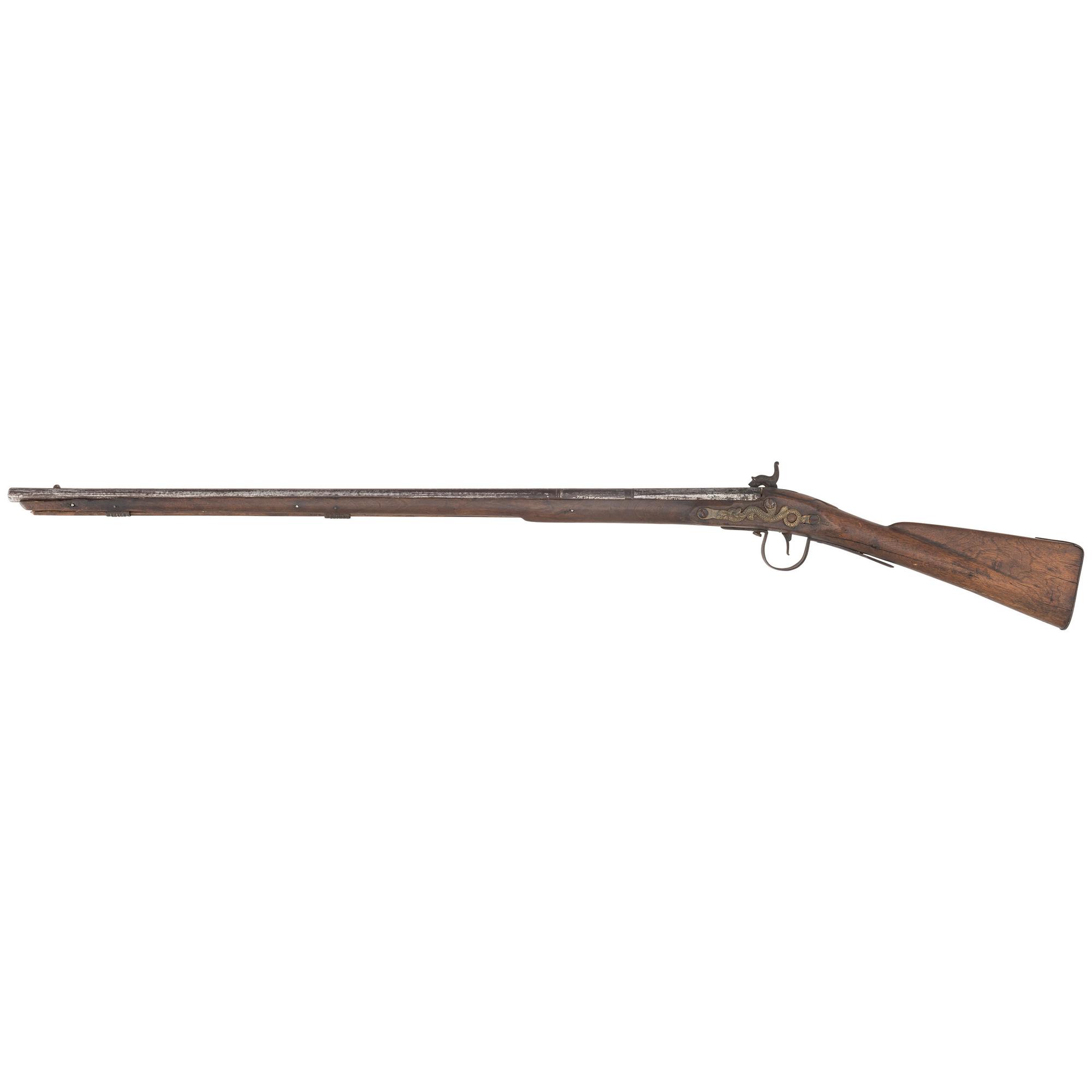 Percussion Altered British Board of Ordnance Marked Northwest Trade Gun by Morris