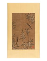 Two Chinese Paintings Depicting Birds and Flowers