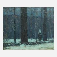 John Fabian Carlson (American/Swedish, 1875-1947) Silent Groves