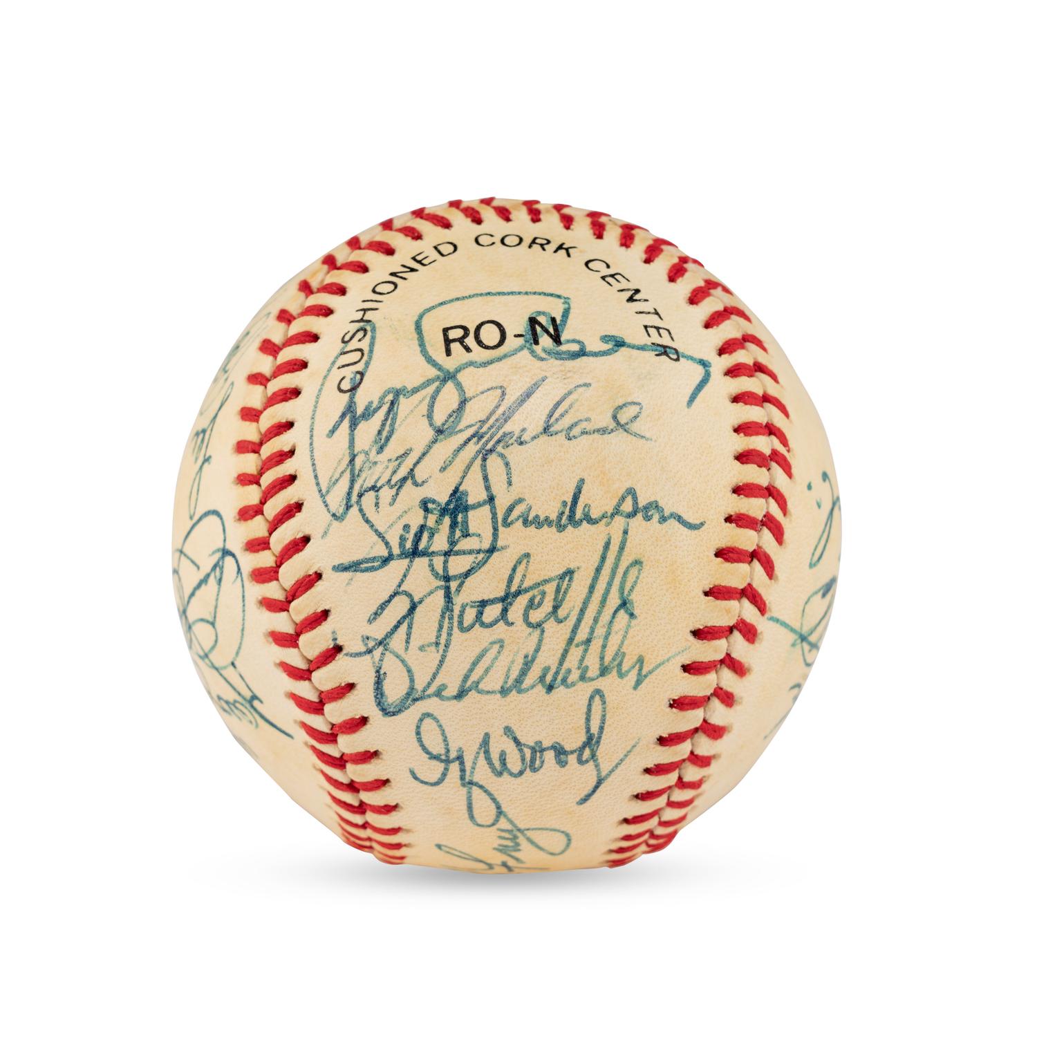 A 1984 Chicago Cubs Team Signed Autograph Baseball (Beckett Authentication Services)