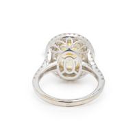 YELLOW SAPPHIRE AND DIAMOND RING