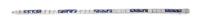 A Platinum, Diamond and Synthetic Sapphire Bracelet, 7.30 dwts.