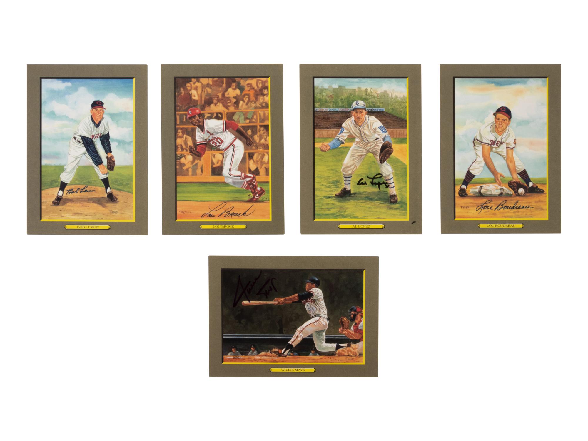 A Group of 68 signed Perez-Steele Great Moments Cards,