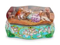 An Austrian Enameled Table Casket