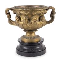 A Grand Tour Bronze Warwick Vase after the Antique — 19TH CENTURY