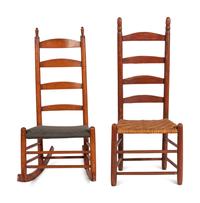 A Group of Shaker Chairs