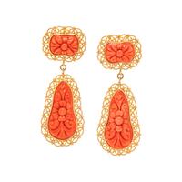 CORAL EARRINGS