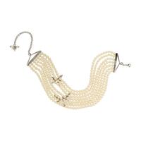 Chantecler, Angelskin Coral and Diamond Beaded Necklace