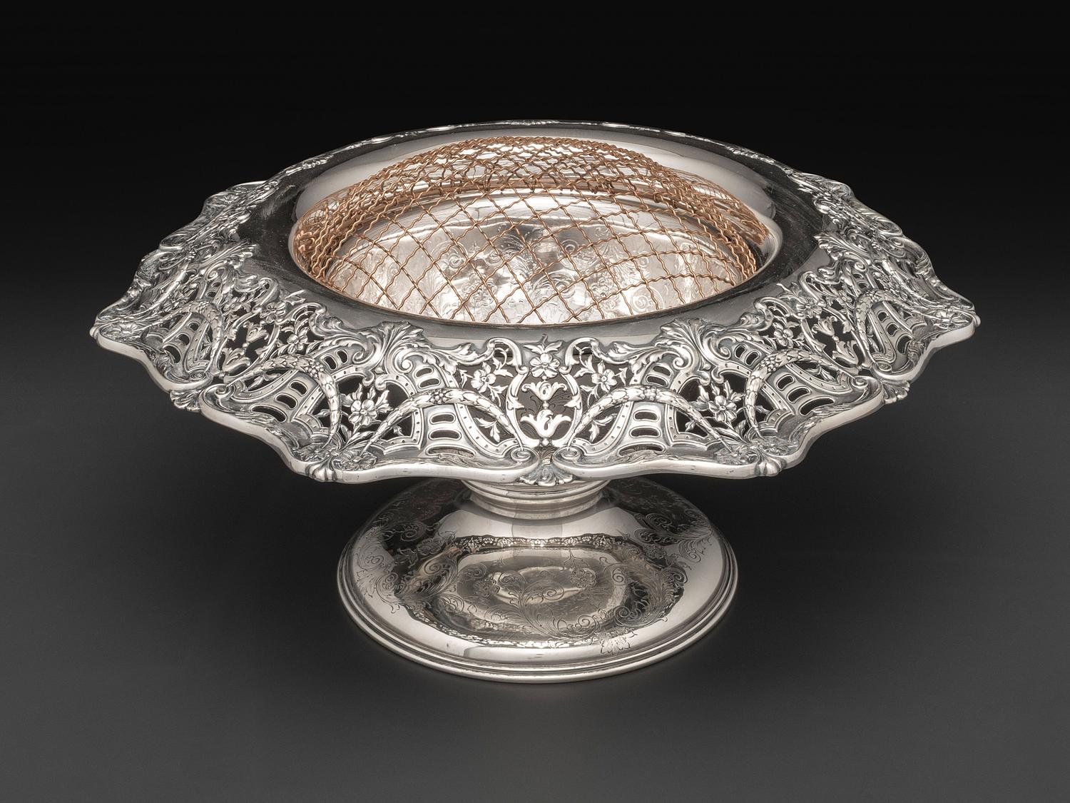 An American Silver Center Bowl