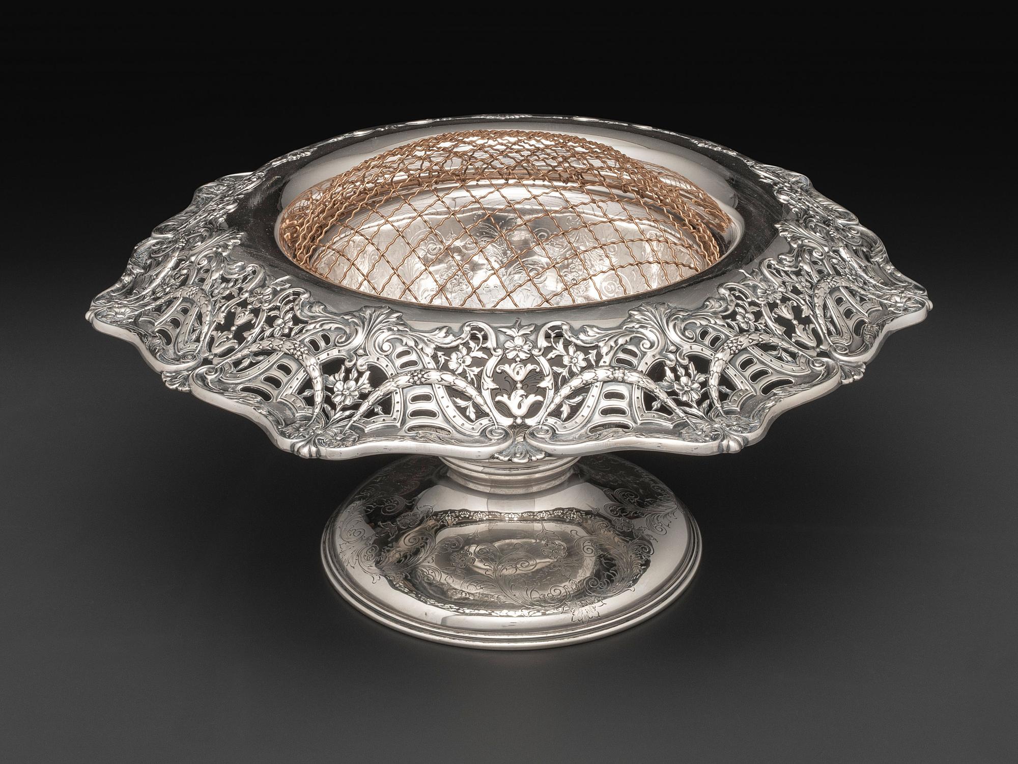 An American Silver Center Bowl