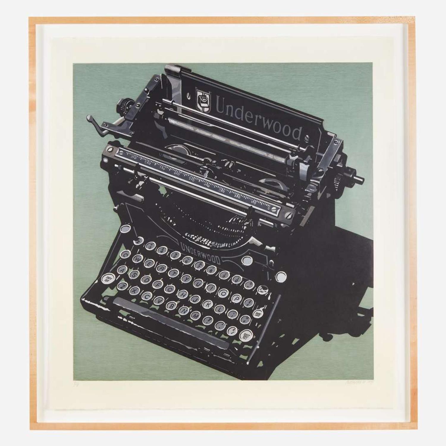 Robert Cottingham (American, b. 1935) Underwood