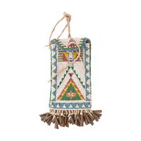 Northern Plains Loom Beaded Strike-a-Light Bag