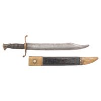"Memphis" Marked Memphis Novelty Works Style S-Guard Fighting Knife
