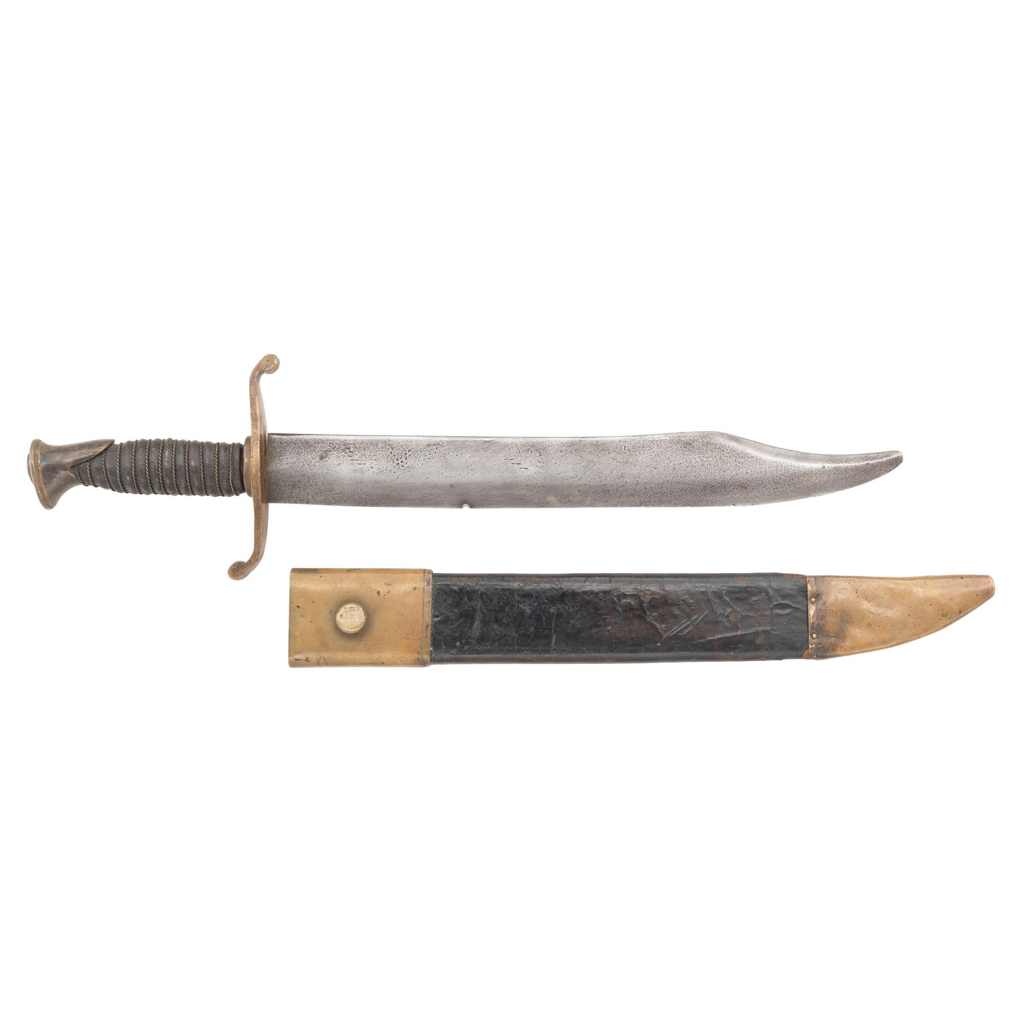 "Memphis" Marked Memphis Novelty Works Style S-Guard Fighting Knife