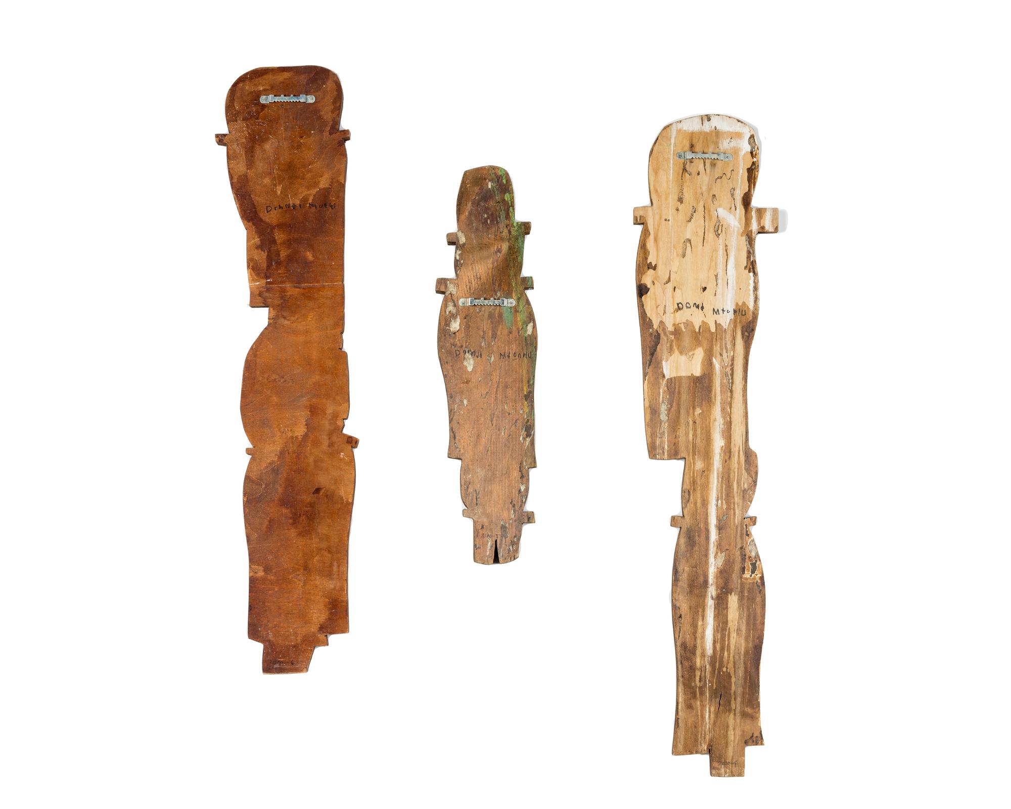 Untitled (Abstract Figures) (three works)