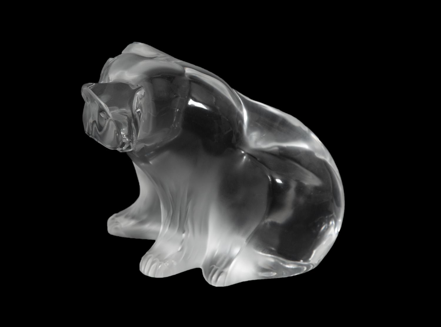 A Group of Eight Lalique Animal Figures