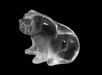 A Group of Eight Lalique Animal Figures