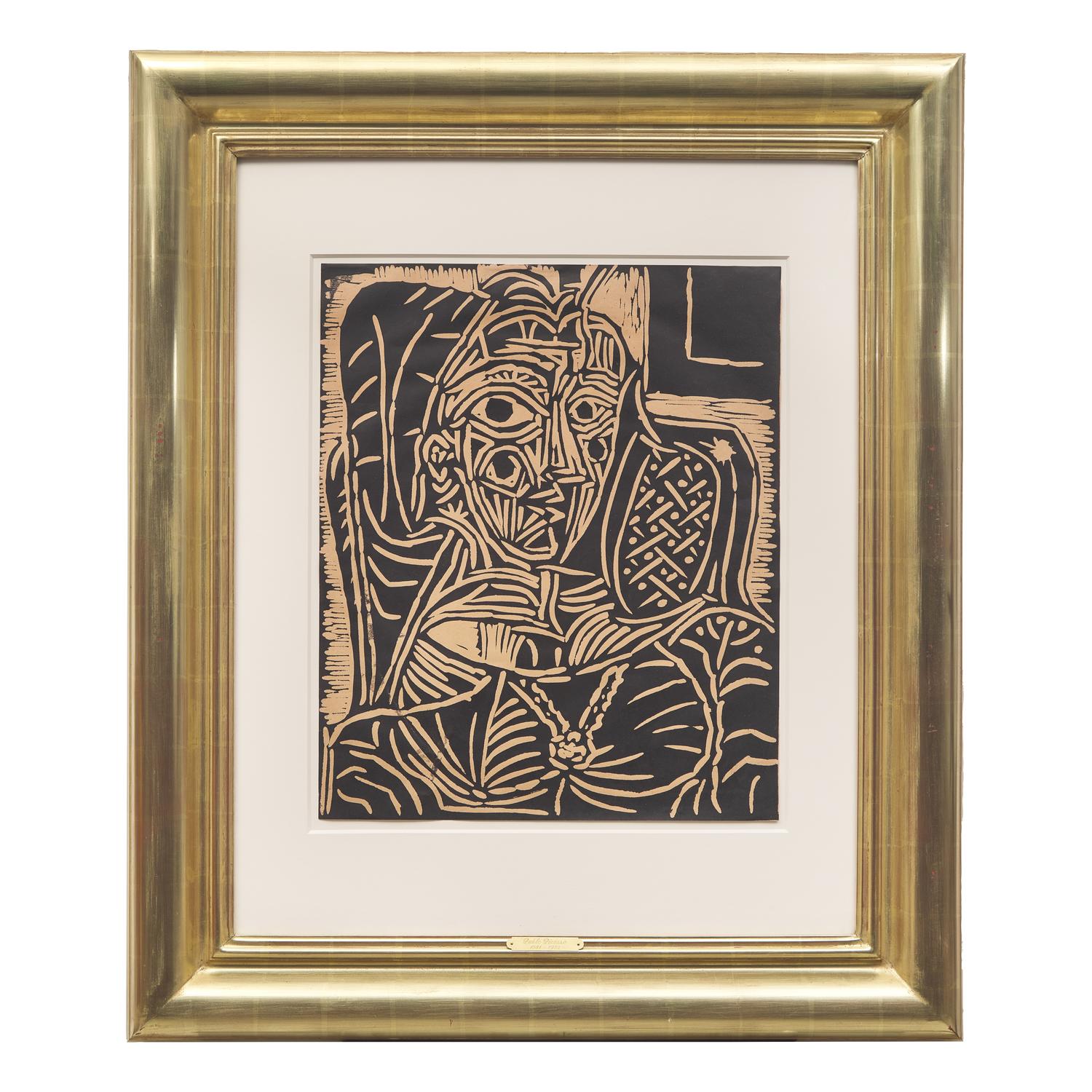 Portrait de Jacqueline au Fauteuil , 1958