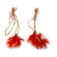 Pair of Sioux Quilled Drops