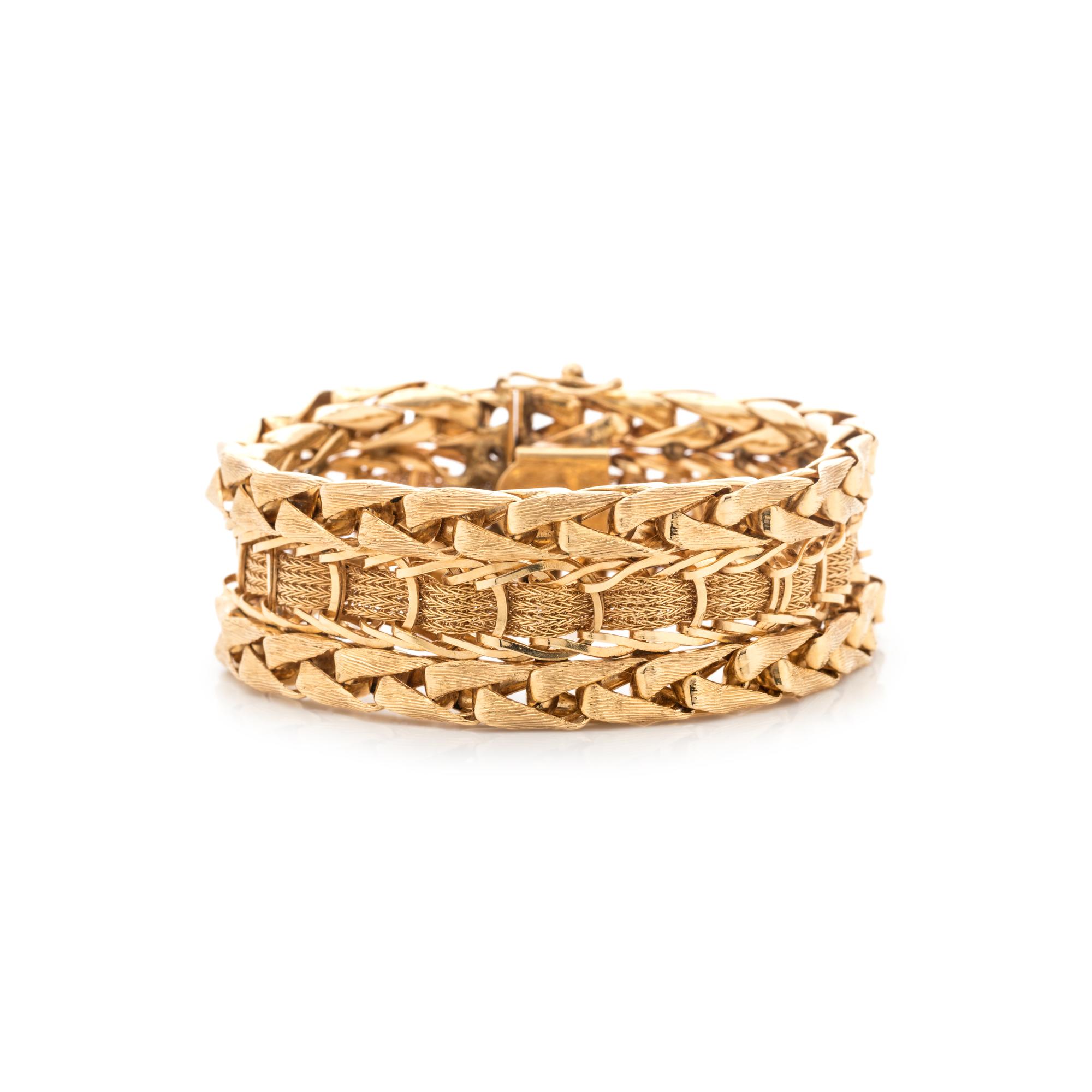 YELLOW GOLD BRACELET