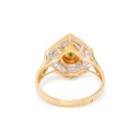 COLLECTION OF YELLOW GOLD AND GEMSTONE JEWELRY