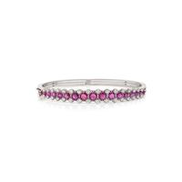 RUBY AND DIAMOND BANGLE BRACELET