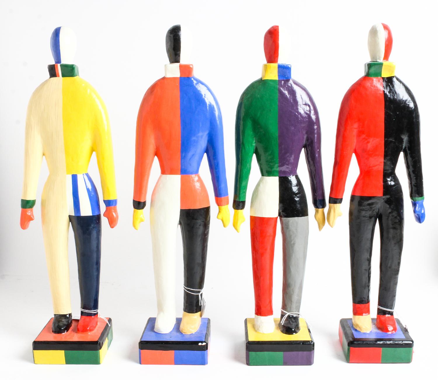 A Set of Four Polychrome Resin Figures Height of each 19 inches. — GUGGENHEIM MUSEUM, 1996