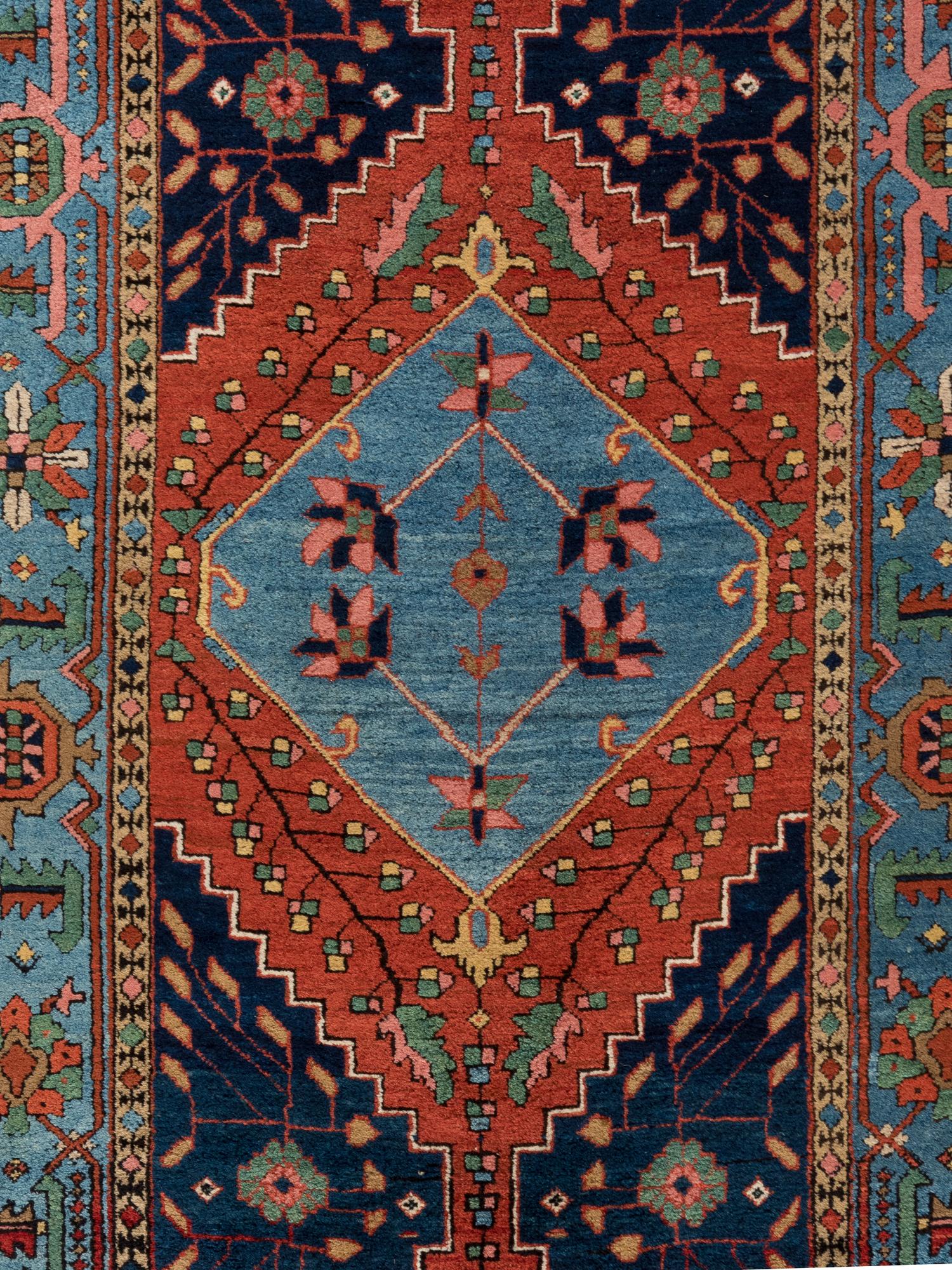 A Heriz Wool Runner
