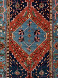 A Heriz Wool Runner