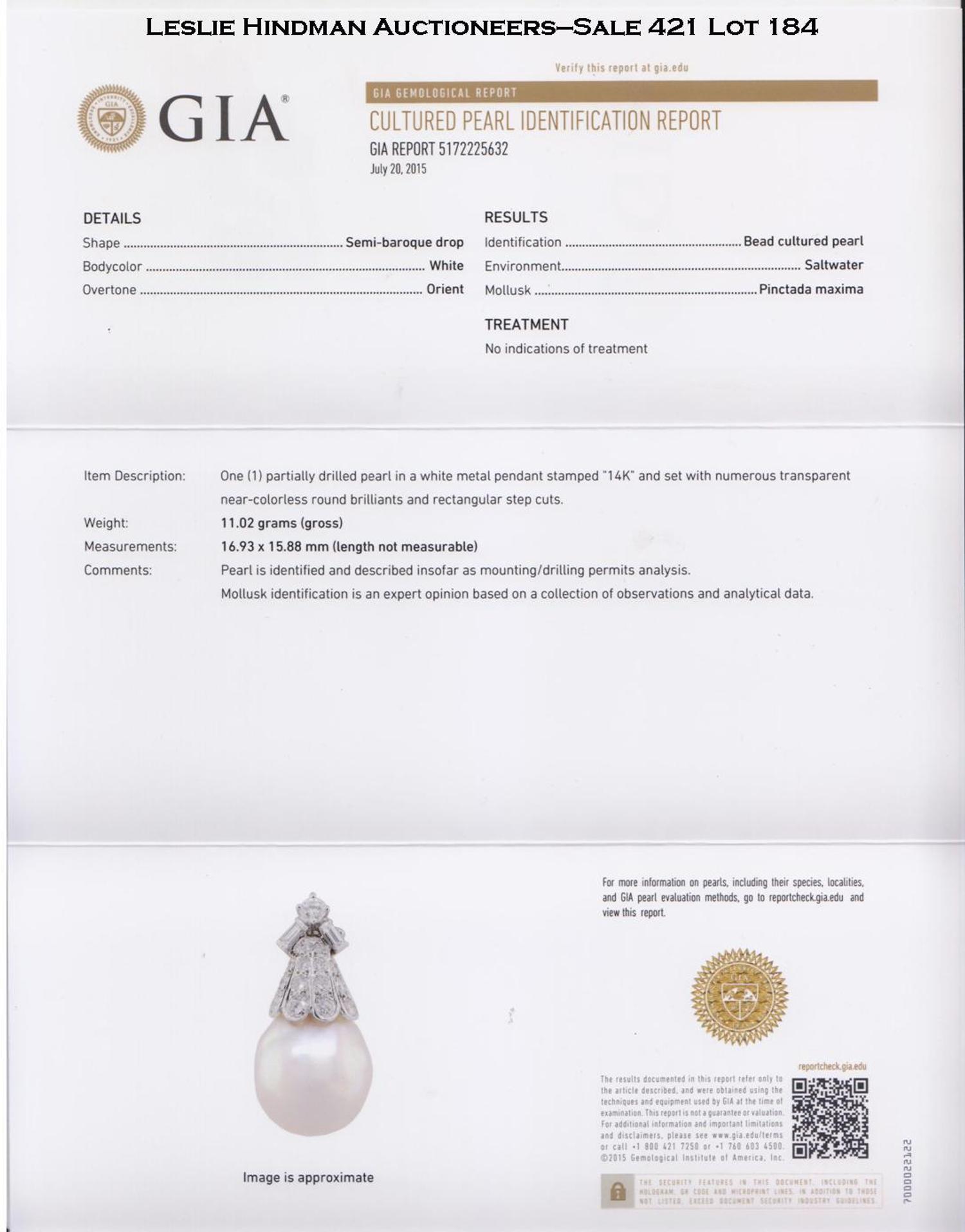 A Fine Platinum and Diamond Necklace, Van Cleef & Arpels, with a Detachable Cultured Pearl and Diamond Pendant, 49.70 dwts.