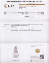A Fine Platinum and Diamond Necklace, Van Cleef & Arpels, with a Detachable Cultured Pearl and Diamond Pendant, 49.70 dwts.
