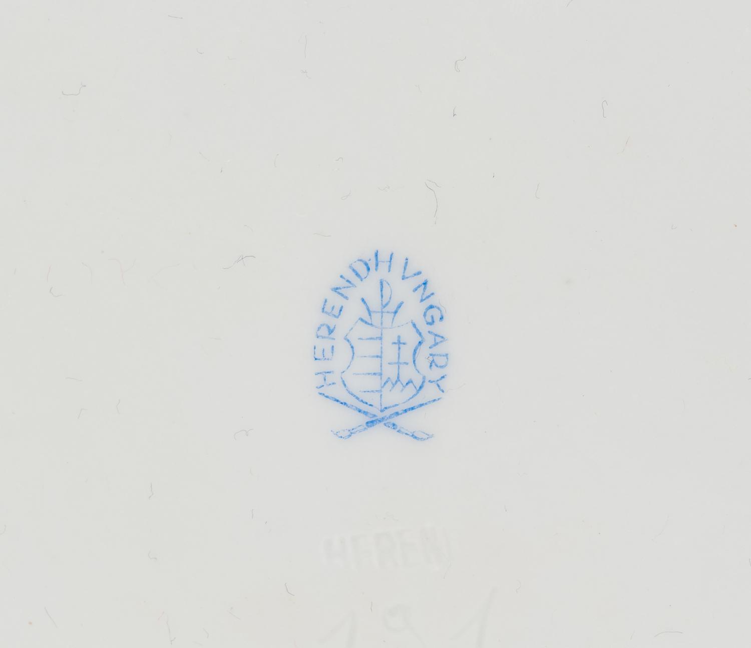 A Herend Chinese Bouquet Porcelain Dinner Service