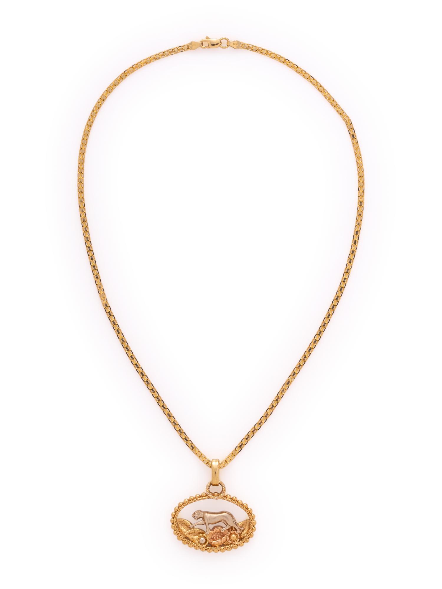 YELLOW GOLD PENDANT/NECKLACE