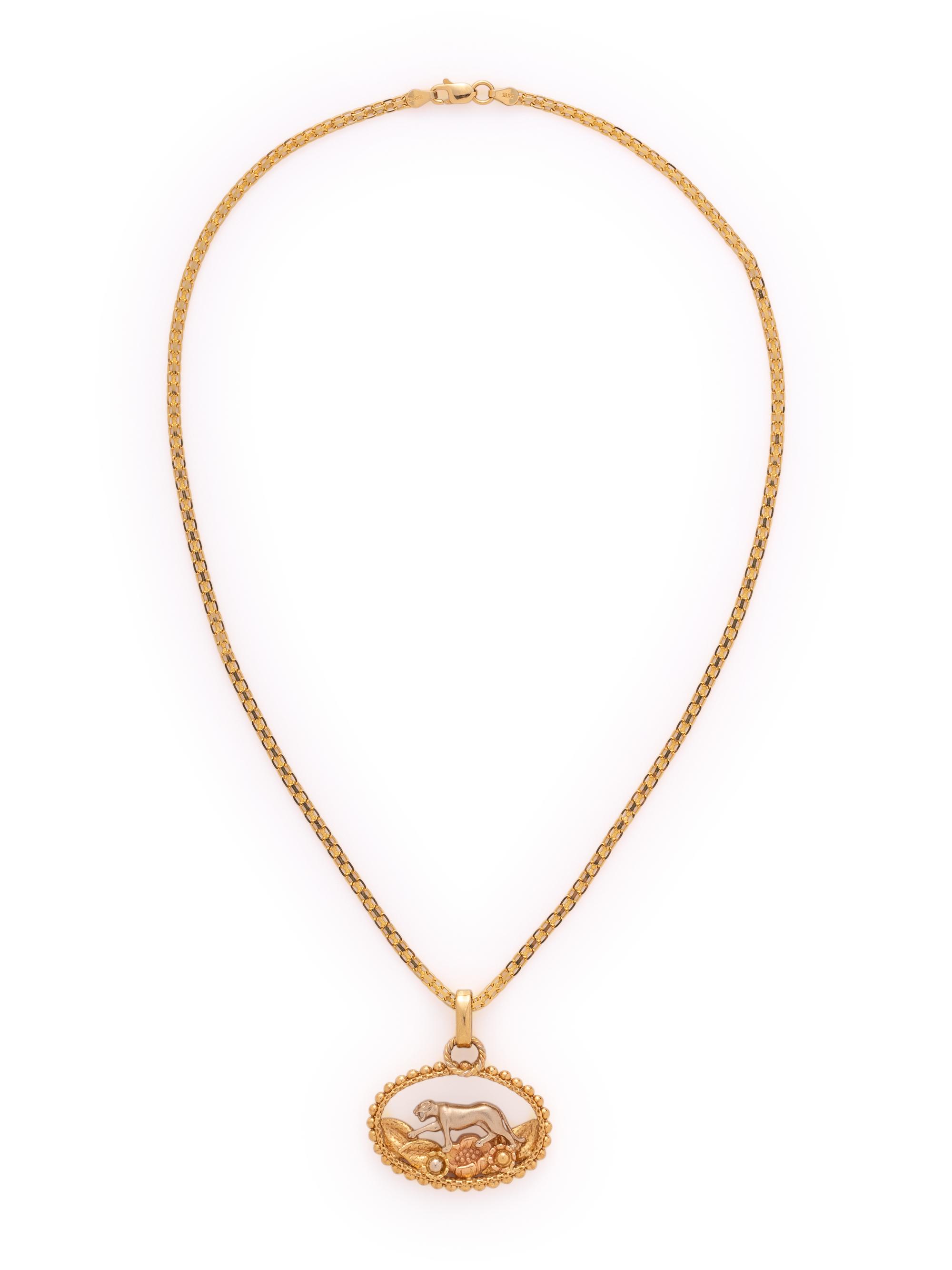 YELLOW GOLD PENDANT/NECKLACE