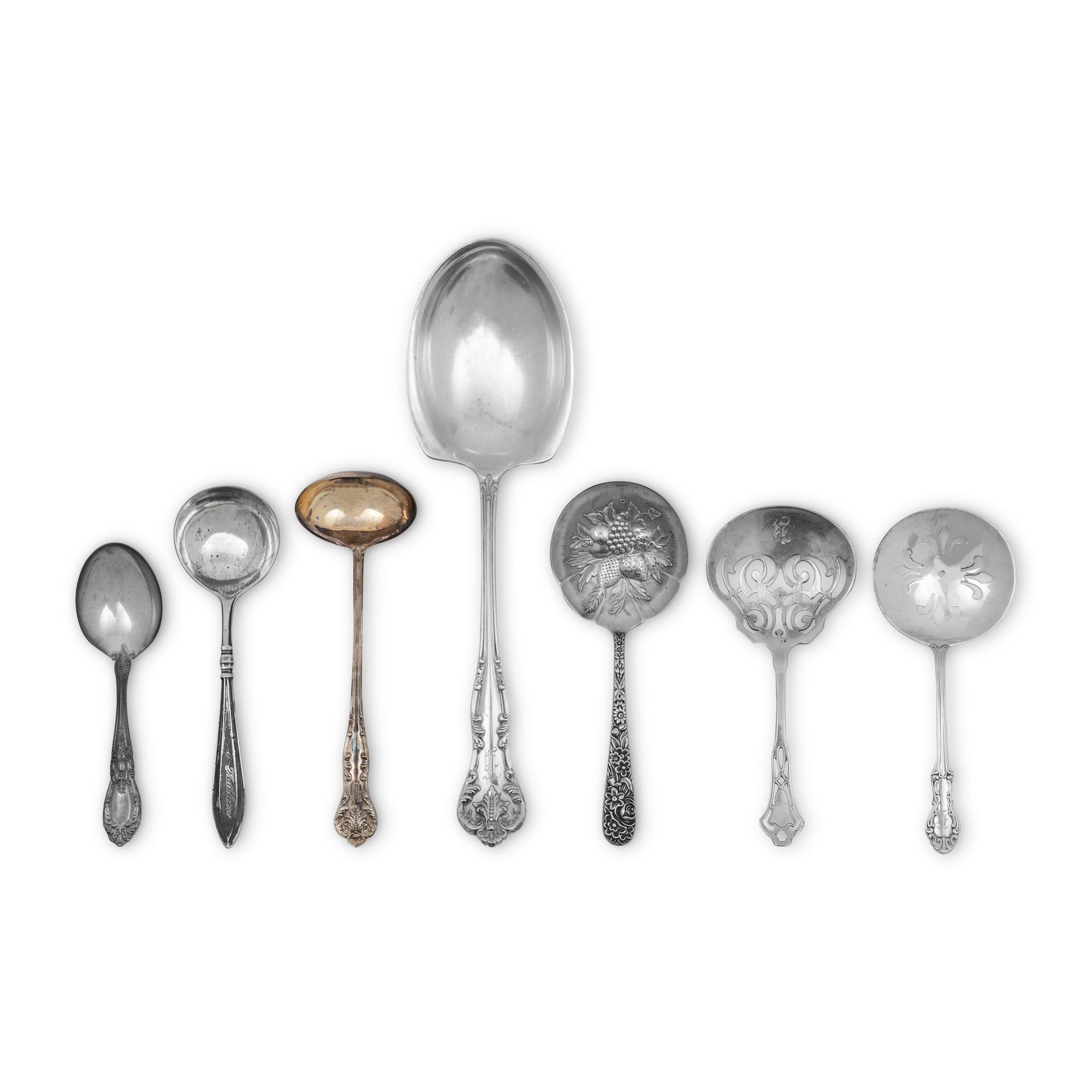 A Collection of Silver Flatware Articles