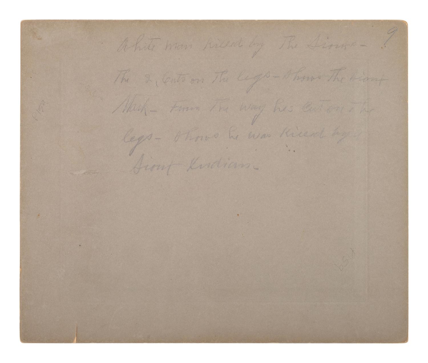 [7TH US CAVALRY]. BARRY, David F. (1854-1934), printer. Postmortem photograph of Sergeant Frederick Wyllyams, killed by the Sioux in June 1867.