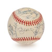 A 1997 Florida Marlins World Series Champions Team Signed Autograph Baseball - 33 Signatures (Beckett Authentication Services Letter)