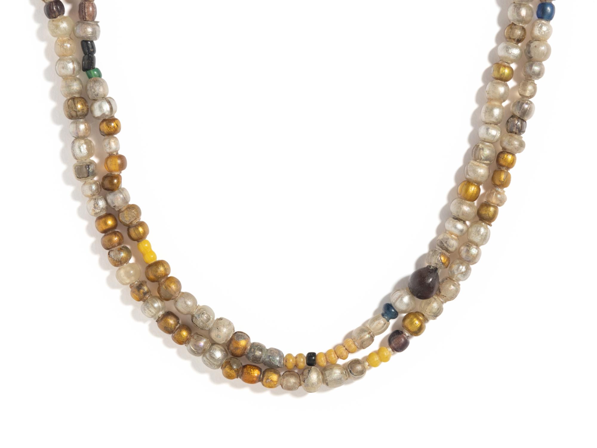 A Roman Glass Bead Necklace